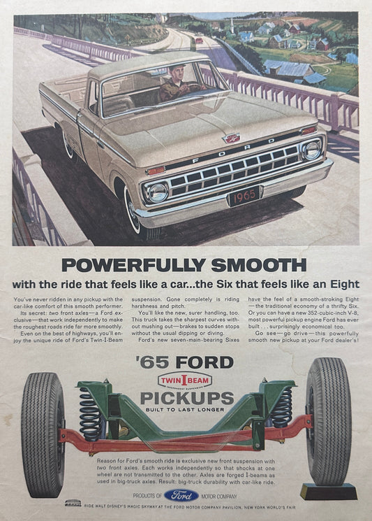 1965 Ford Pickup Truck City Version & New Holland Hayliner 268 Ads