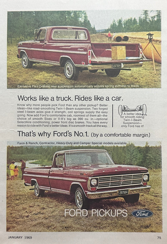 1969 Ford Pickup Truck Ad