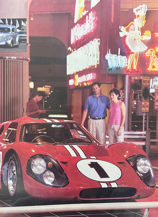 2003 Racy Red Ford GT 40 Supercar Magazine Print