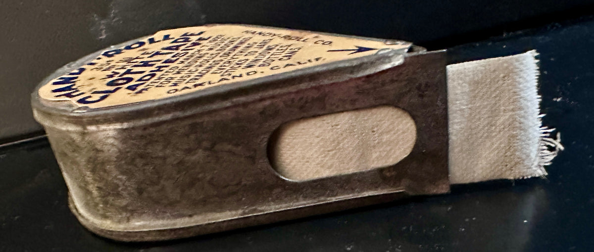 1922-1930 Handy-Roll No. III Cloth Tape Adhesive Teardrop Dispenser