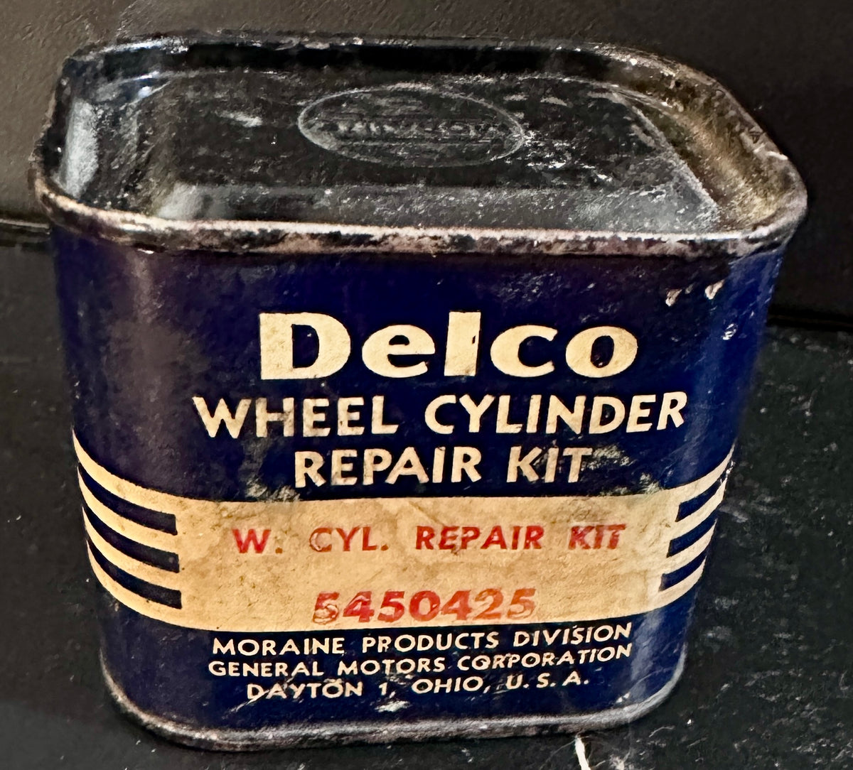 1942-1950's Delco Wheel Cylinder Repair Kit - Unopened - Damaged Side
