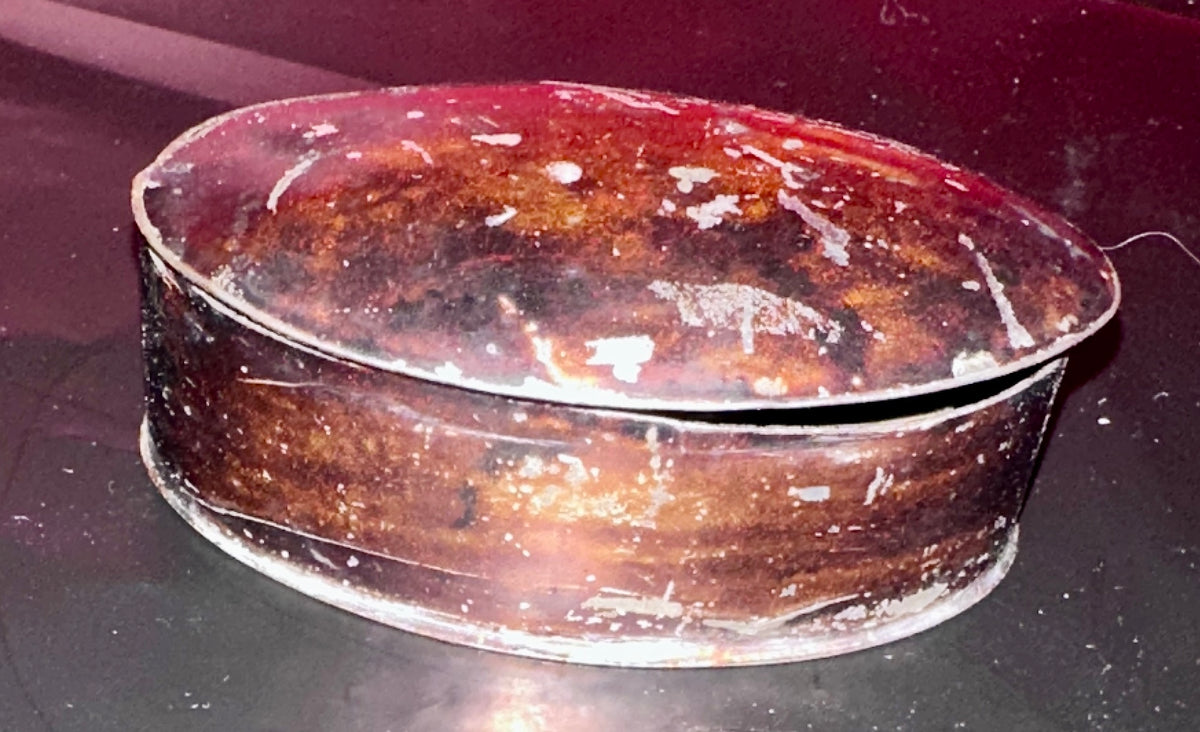 Early 1900's Snuff Box with 40+ Used Pen Nibs
