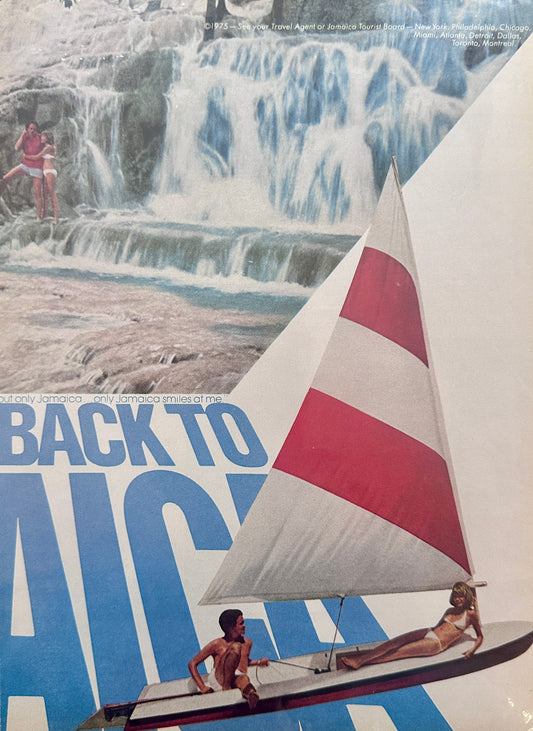 1976 Jamaica Vacation Sponsored by Jamaican Tourist Board Magazine Ad