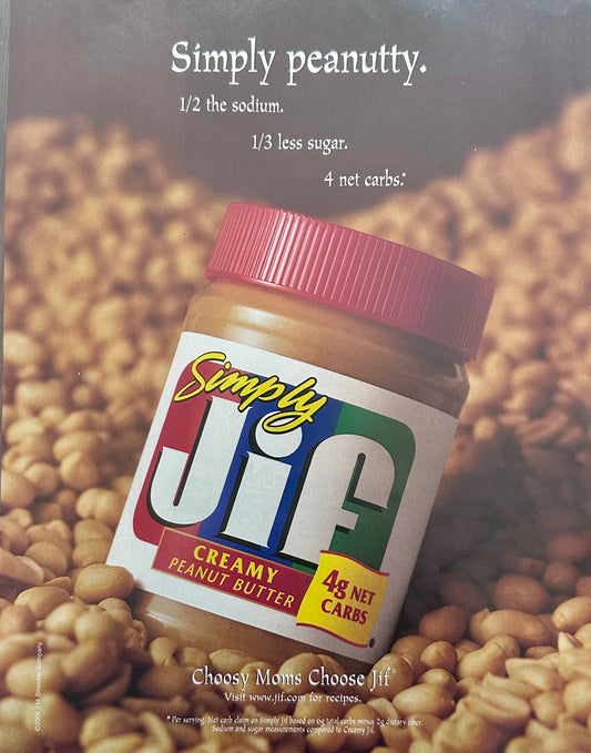 2004 Jif Peanut Butter _ Arm & Hammer Baking Soda Magazine Ads