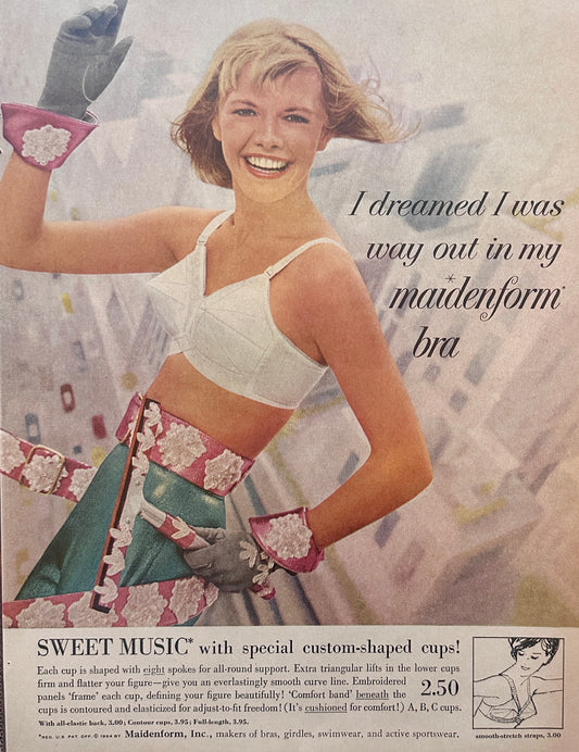 1964 Maidenform Bra Magazine Ad