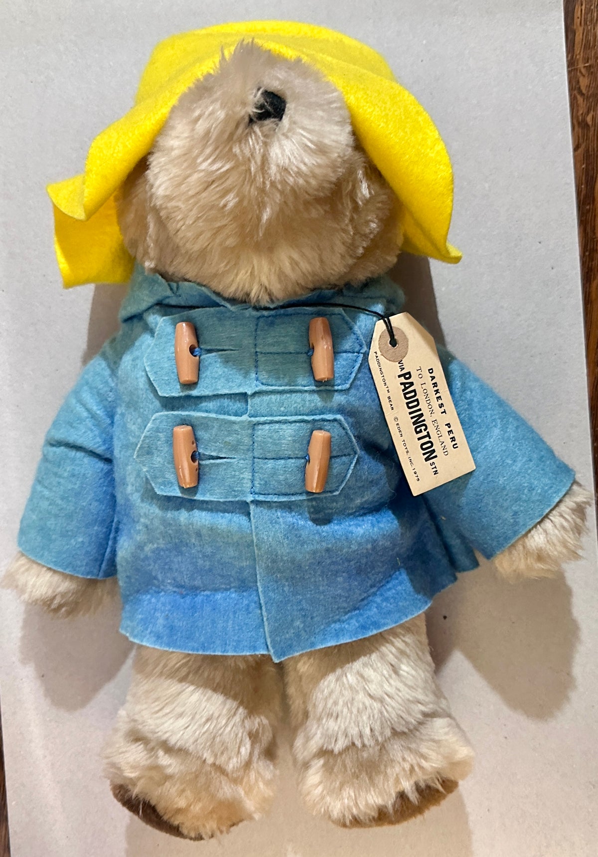 Vintage Paddington Bear 1980-ish Eden Toys CS37-2026