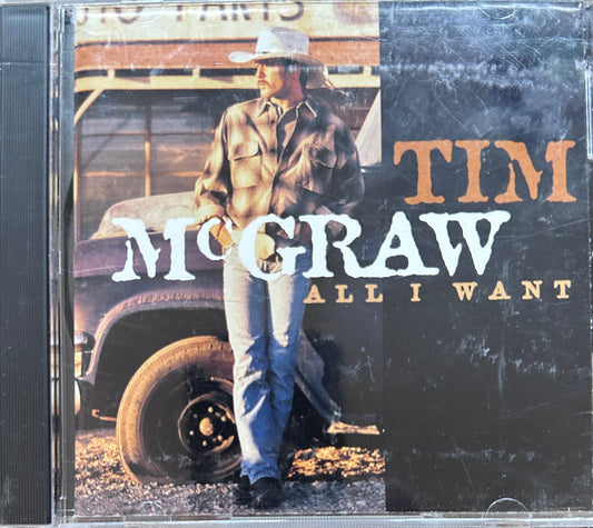 1995 Tim McGraw - All I Want - Music CD