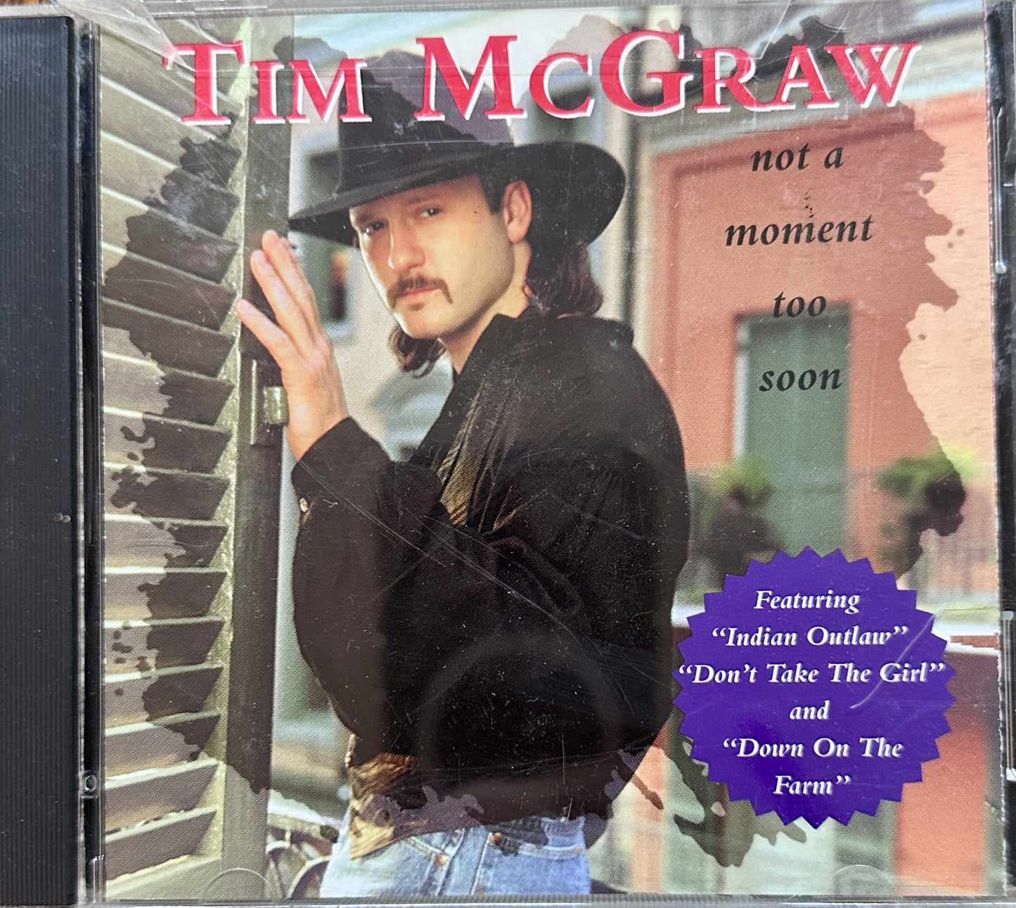 1994 Tim McGraw Not A Moment Too Soon Music CD