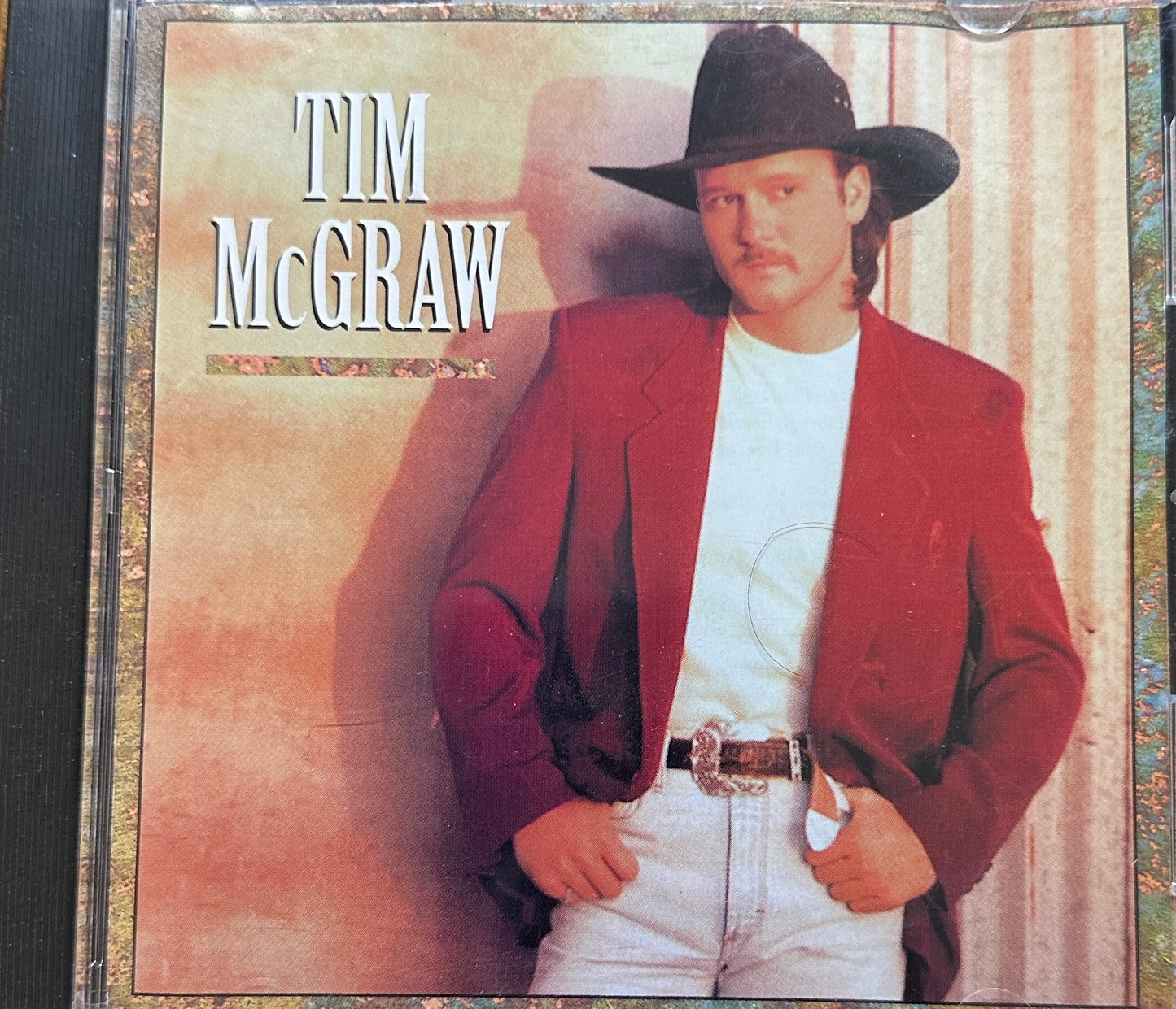 1993 Self Titled Music CD - Tim McGraw - Country Curb Records