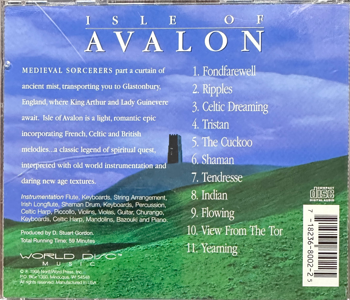 1998 Isle of Avalon Instrumental Music CD - Calming Relaxing Listening