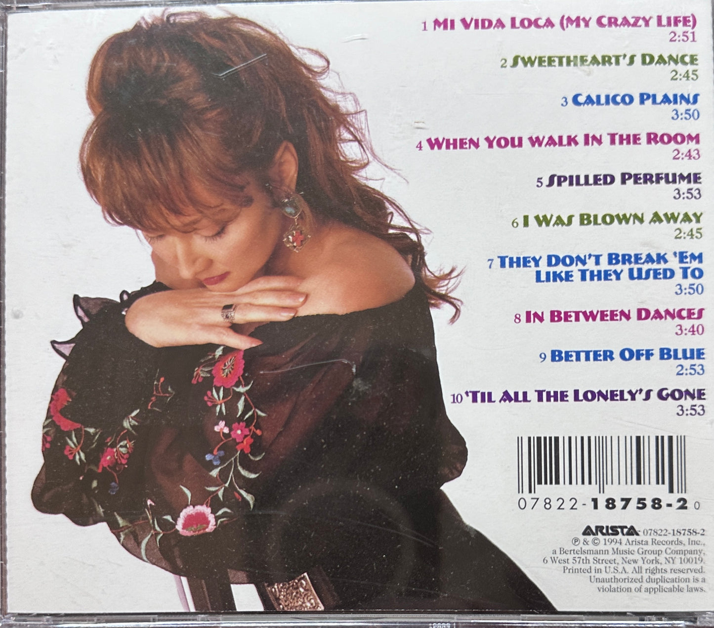 1994 Pam Tillis Sweetheart's Dance Music Cd - Arista