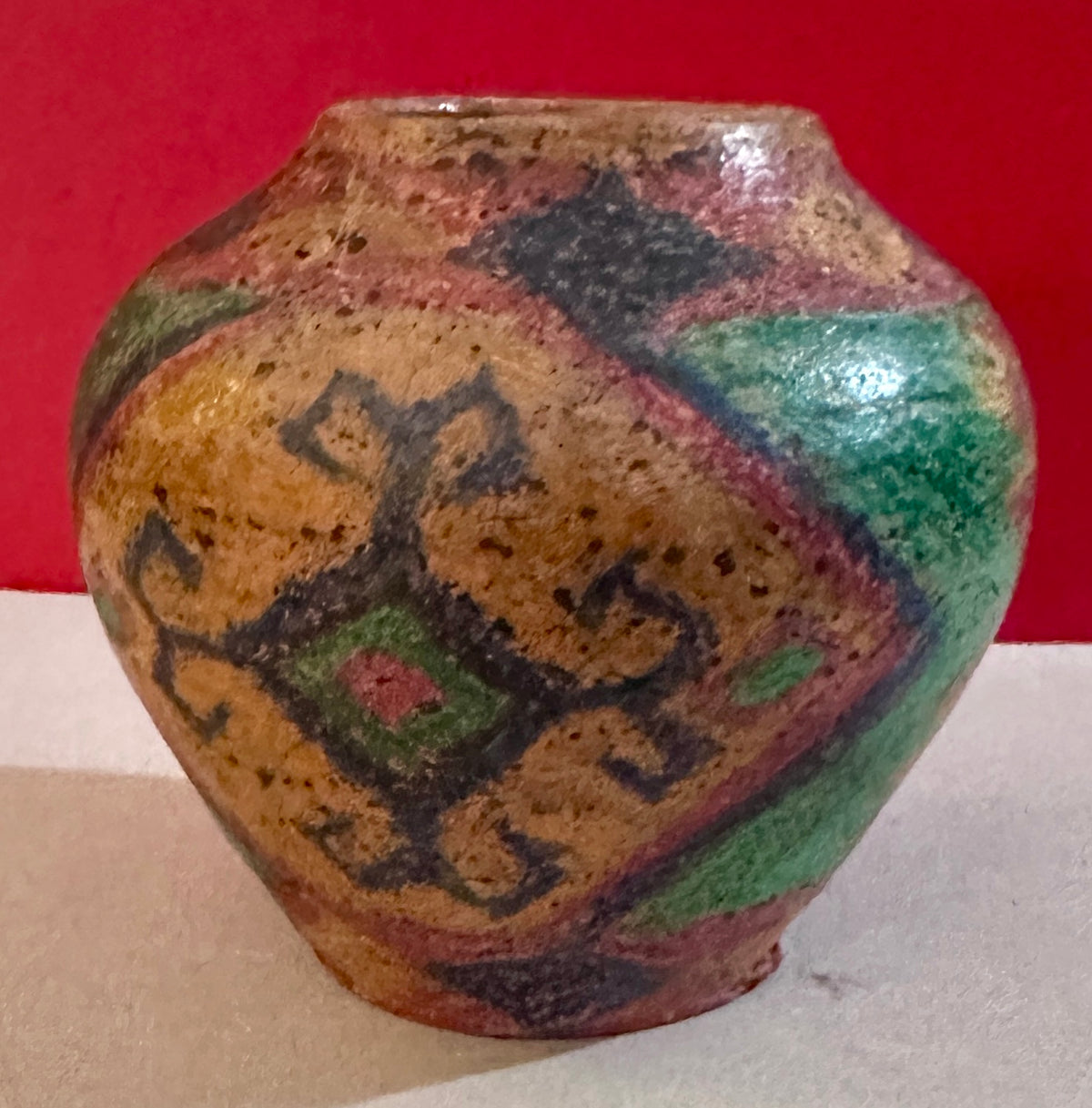 Australian Native Theme Small Pottery Vase CS522026