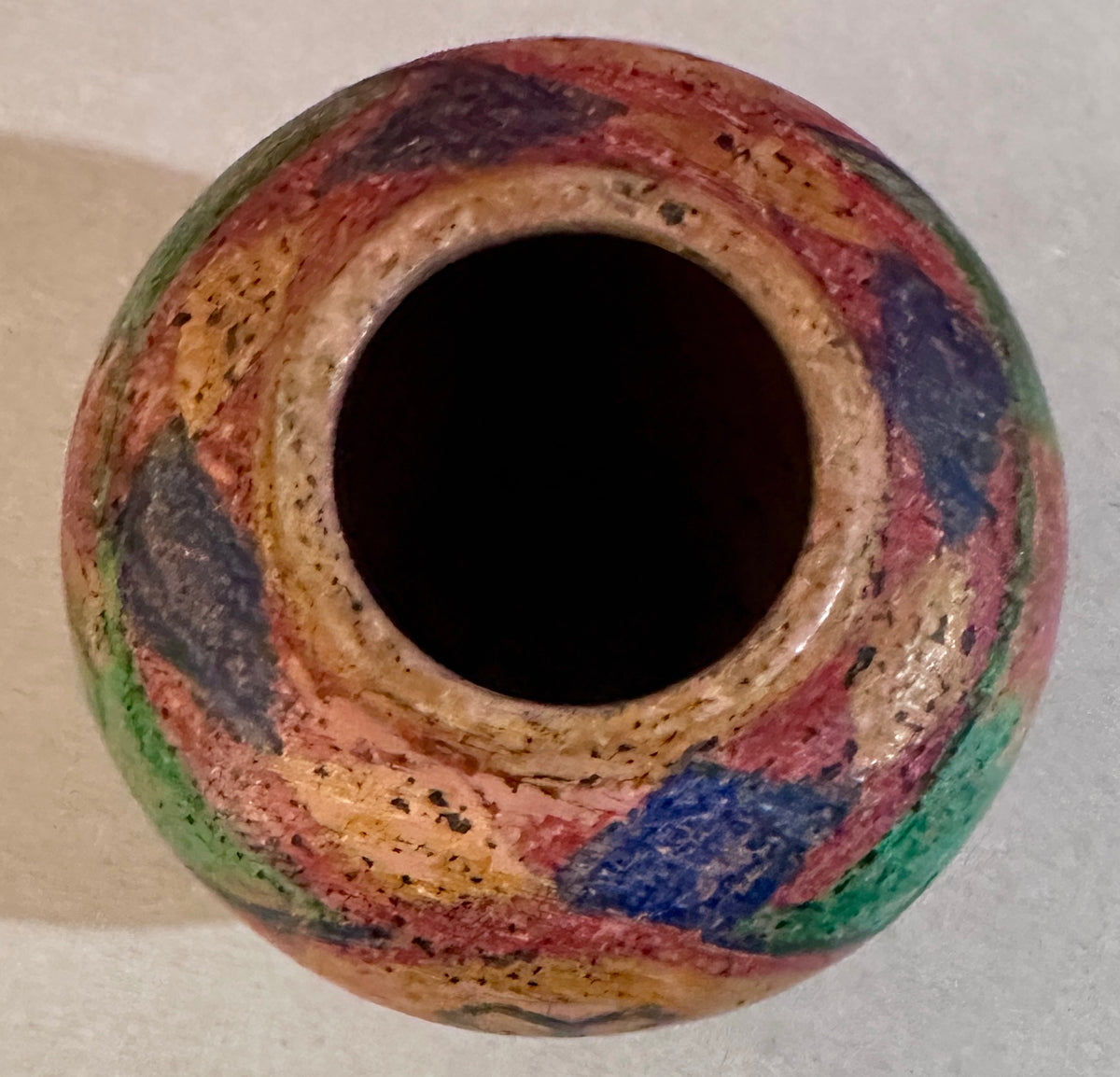 Australian Native Theme Small Pottery Vase CS522026