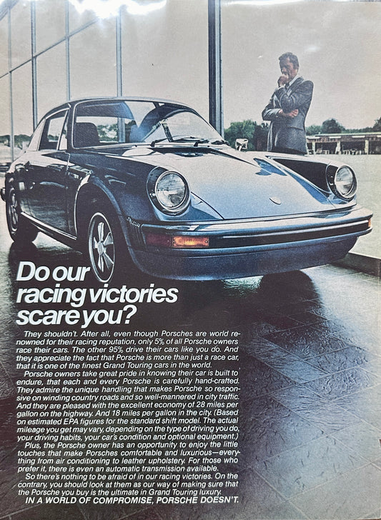 1975 Porsche Magazine Ad