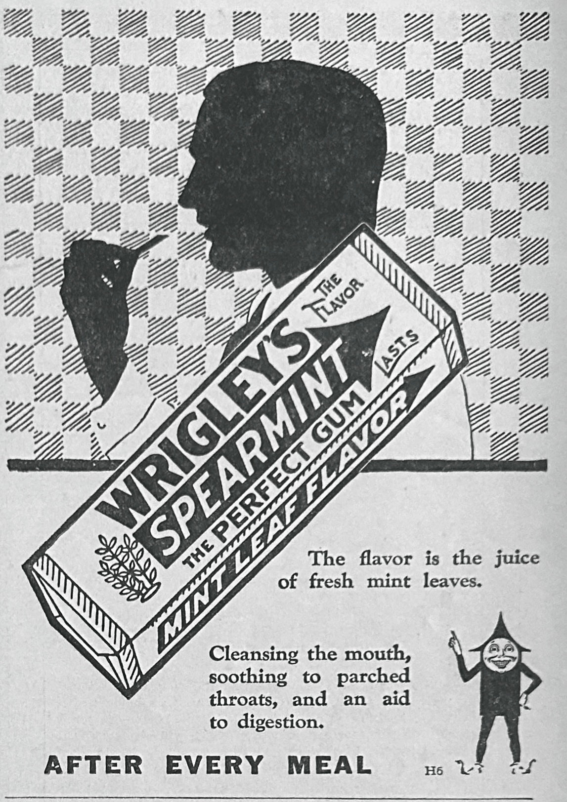 1927 Wrigley's Spearmint The Juice of the Mint Ad #2479