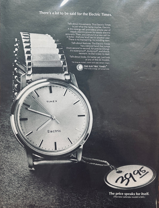 1966 The Electric Timex & Ronson Small Appliances Vintage Ads