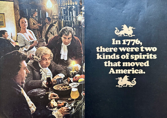 1976 The Spirit of '76 Seagram's Canadian Blended Whisky - Vintage Trifold Ad