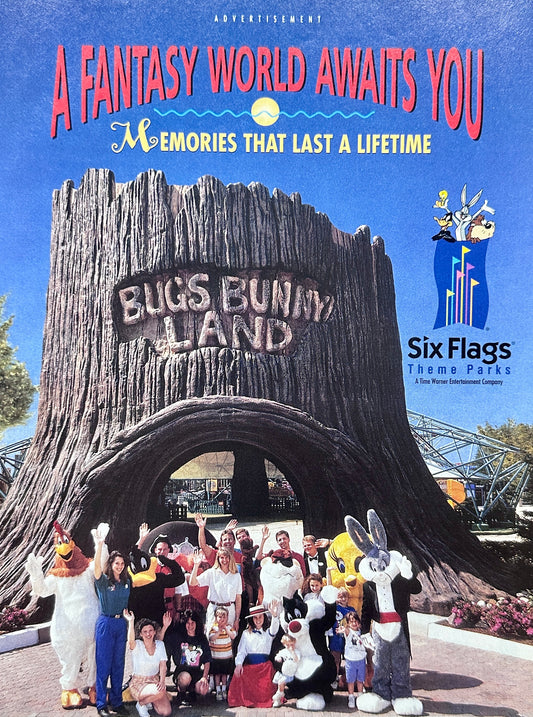 1994 Six Flags Amusement Parks - Destination Guide