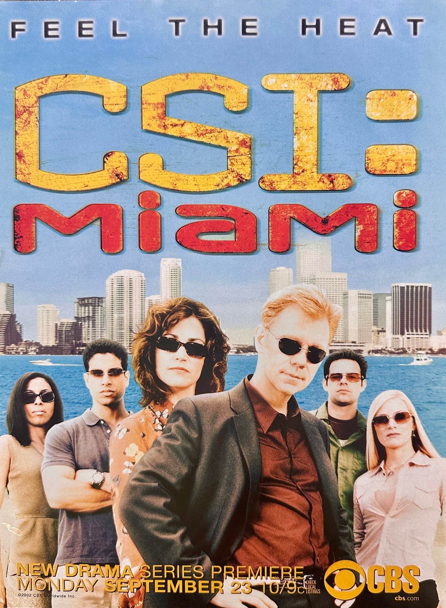 2002 Prime Time TV Shows, CSI Miami & Still Standing on CBS - Vintage Ads