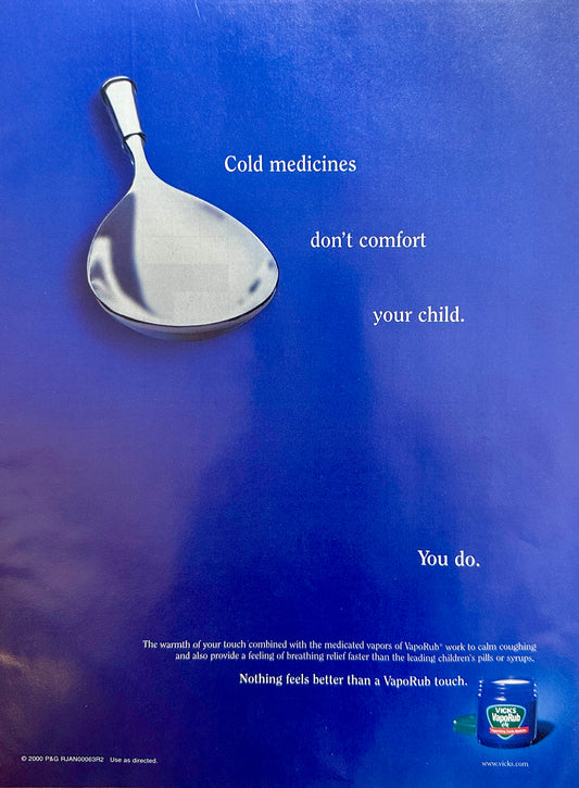 2001 Vicks VapoRub Magazine Ad