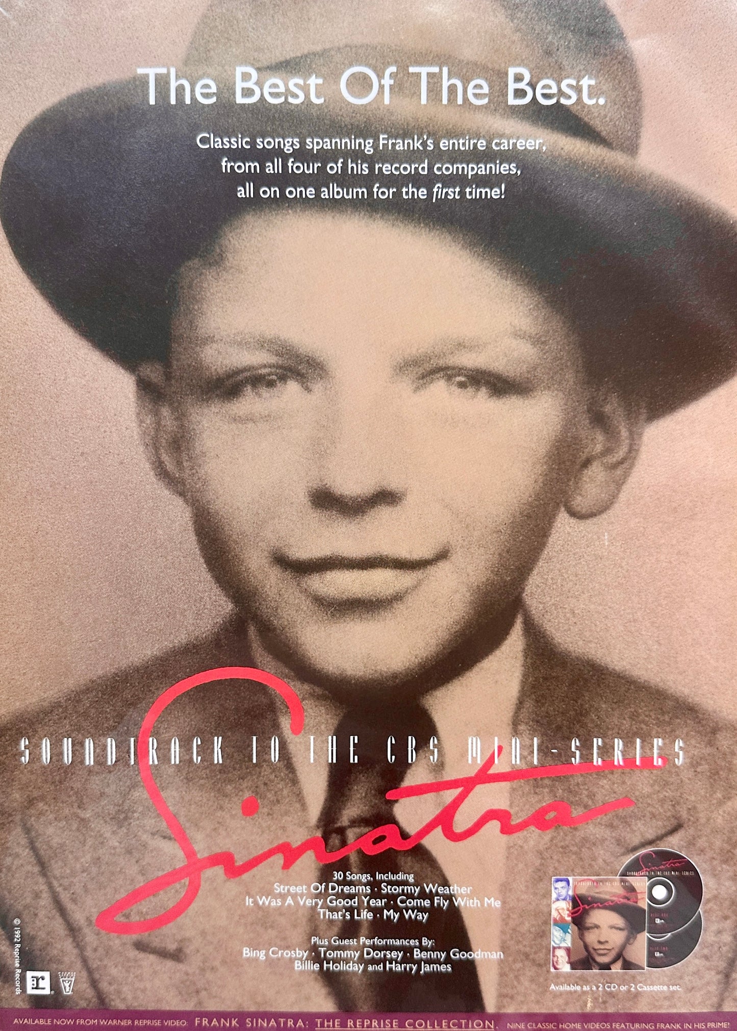 1993 Release of Sinatra Soundtrack - Magazine Ad