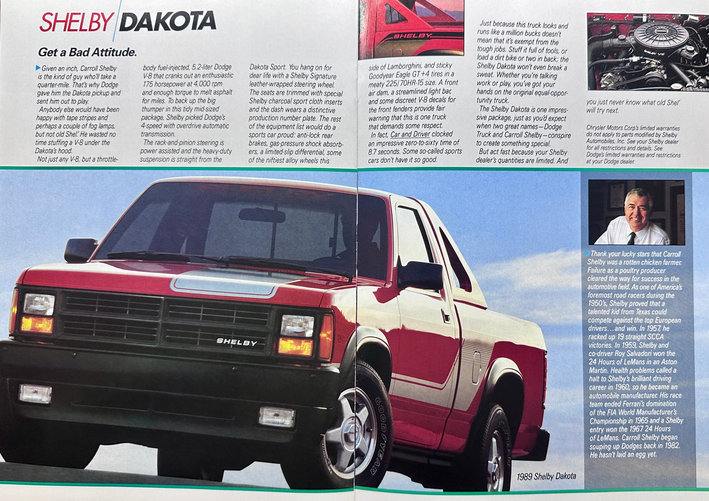 1989 Dodge Performance Brochure - Multiple Models - 10 pages