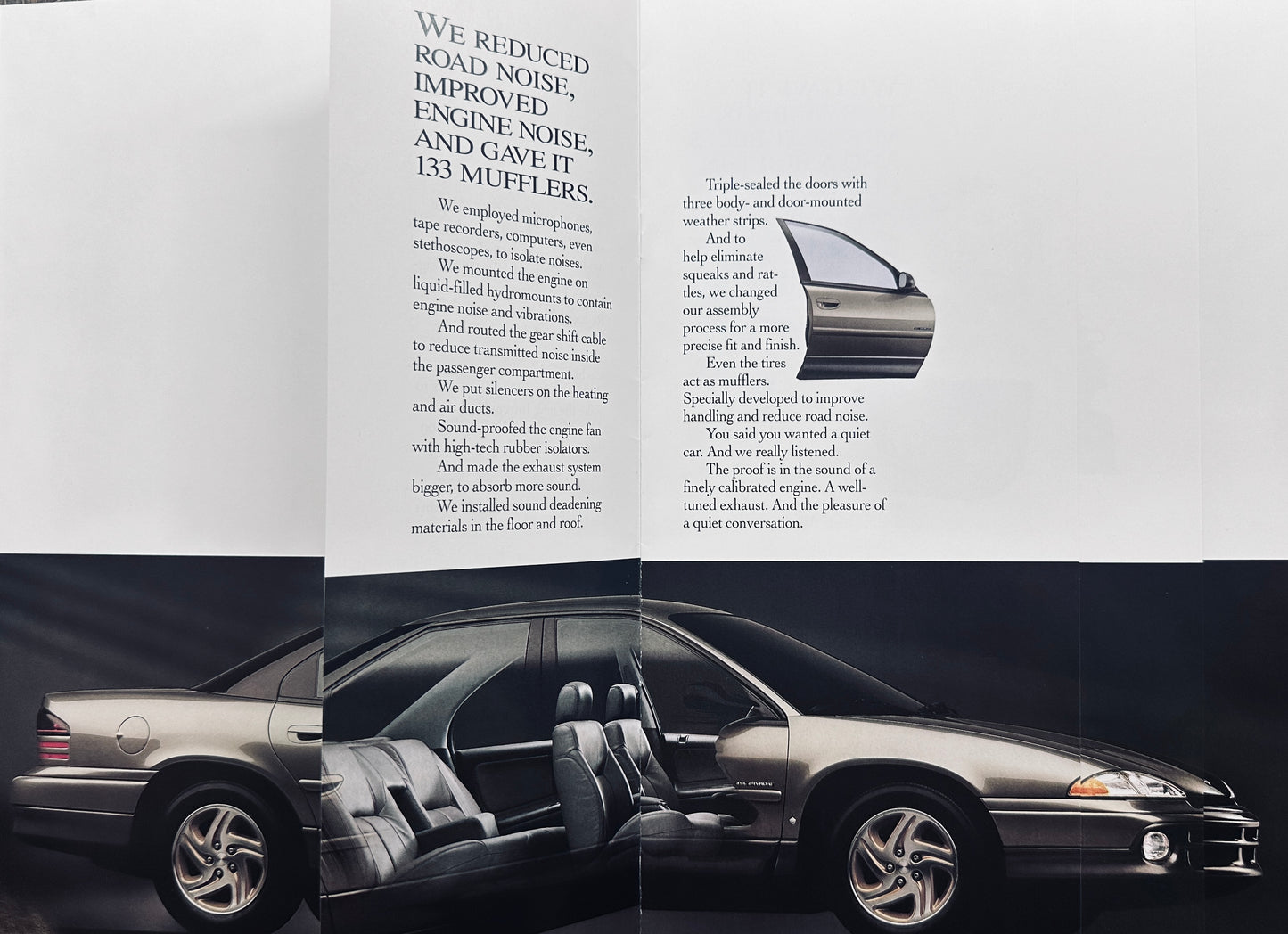 1992 Dodge Intrepid Magazine Insert - Multiple Pages - Heavyweight Paper