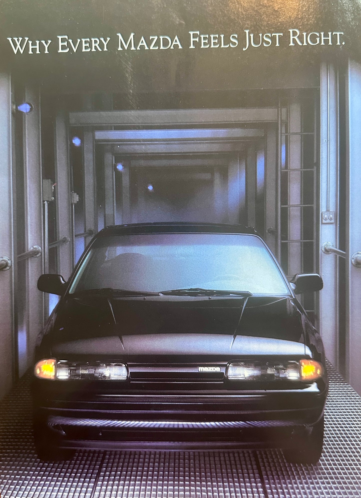 1989 Mazda MX-6 Sports Sedan - It Just feel Right - 8 page Magazine insert