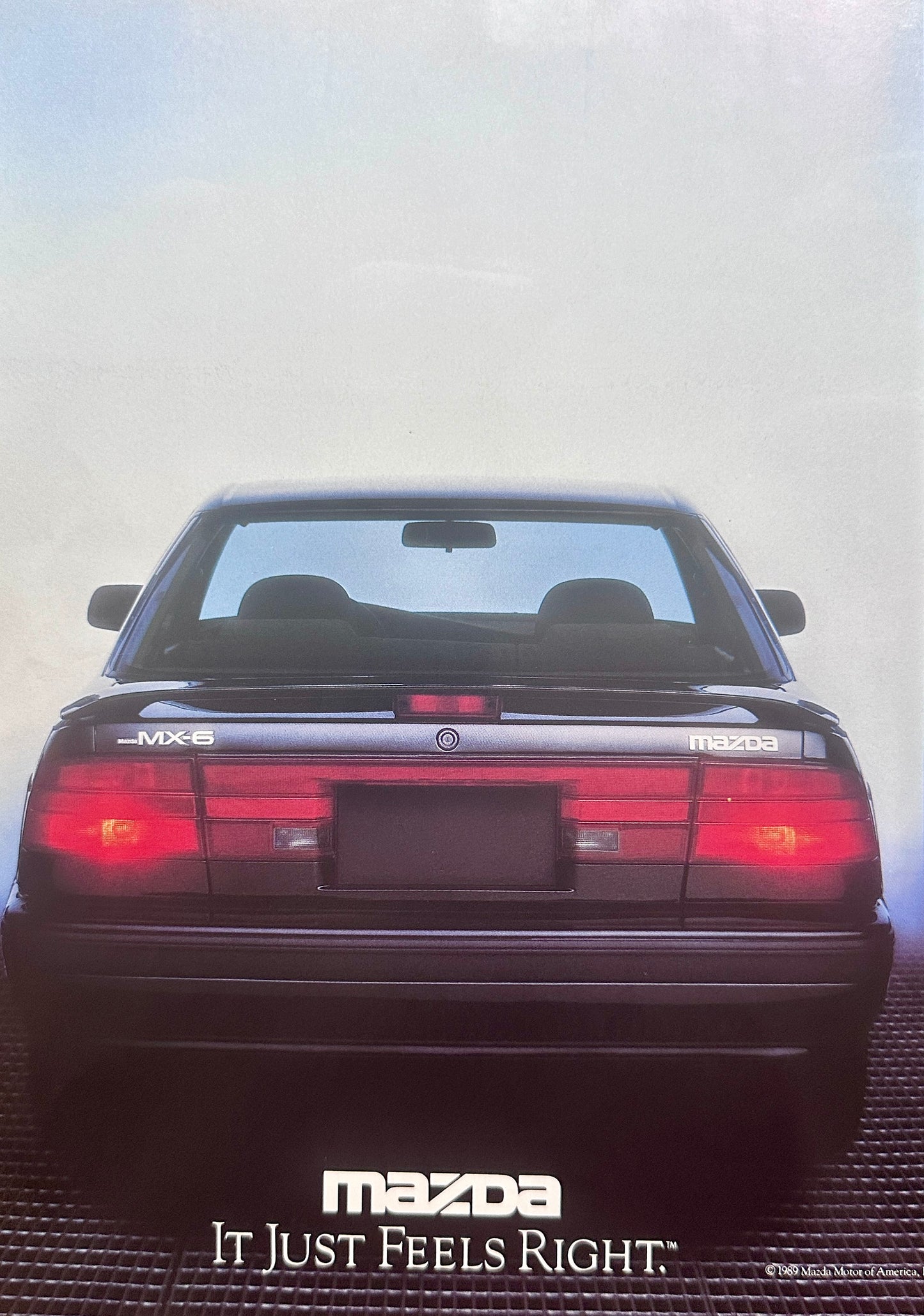 1989 Mazda MX-6 Sports Sedan - It Just feel Right - 8 page Magazine insert