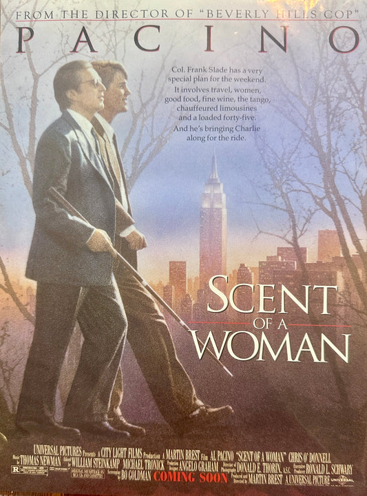 1993 Movie Scent of a Woman Promotional Ad - Al Pacino