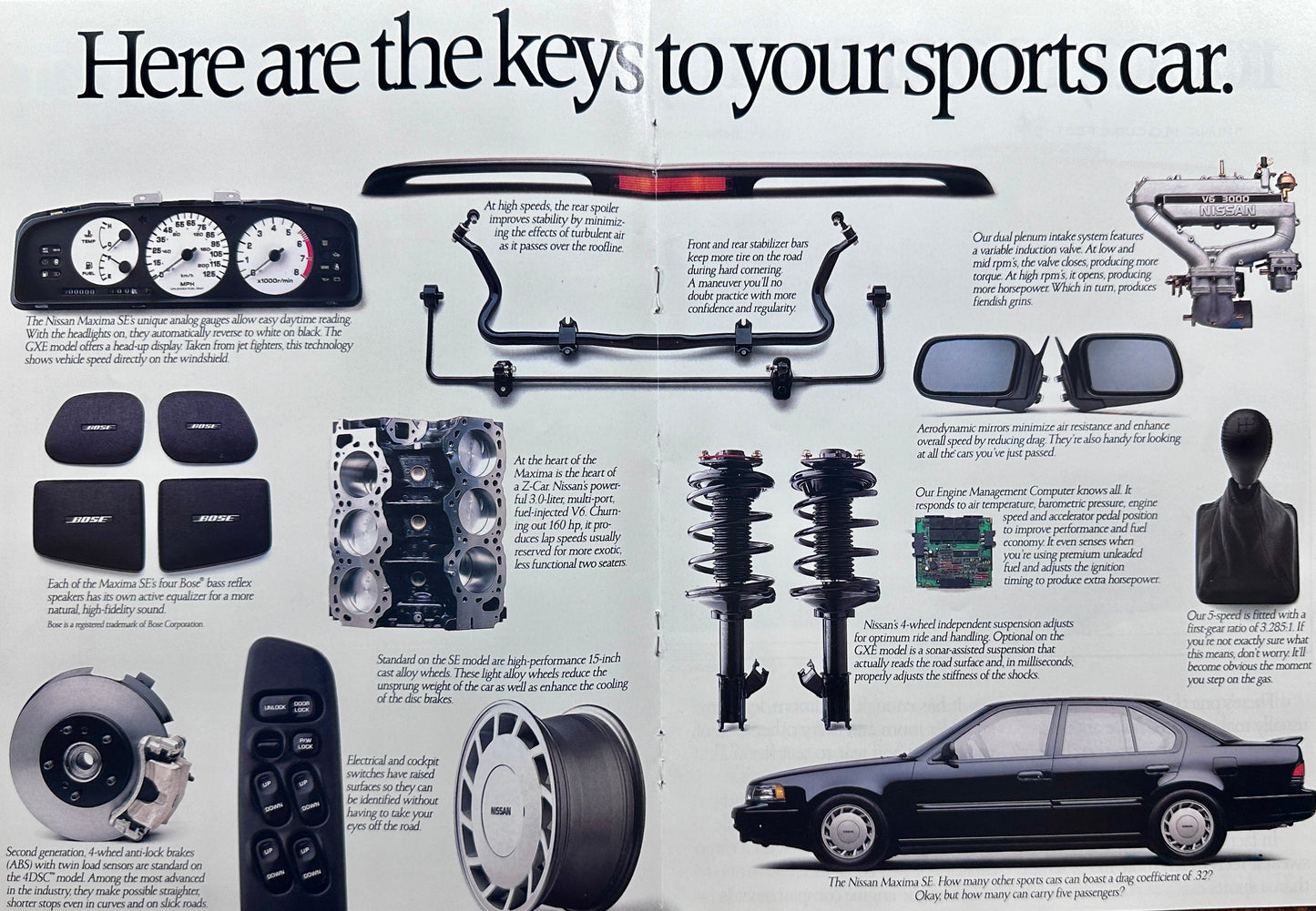 1988 Nissan Maxima Magazine Insert - Multiple Pages (8)