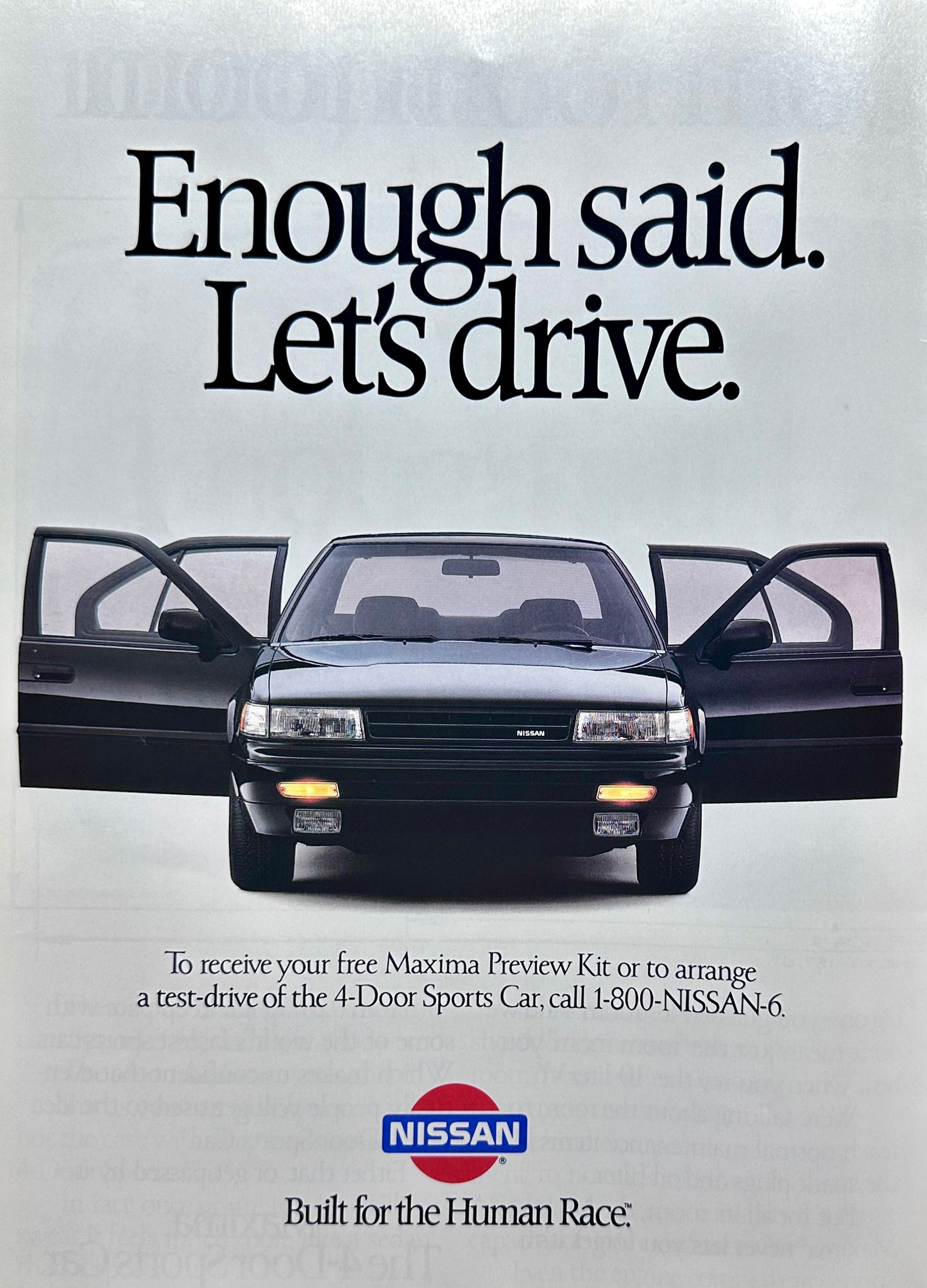 1988 Nissan Maxima Magazine Insert - Multiple Pages (8)