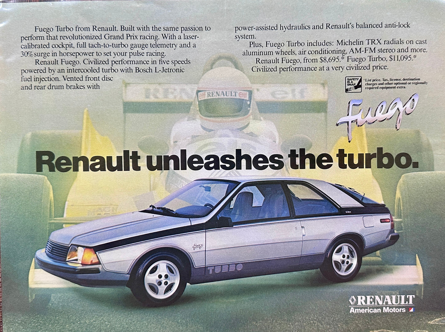 1983 Renault Fuego Turbo - Unleashes the Turbo - Landscape Orientation