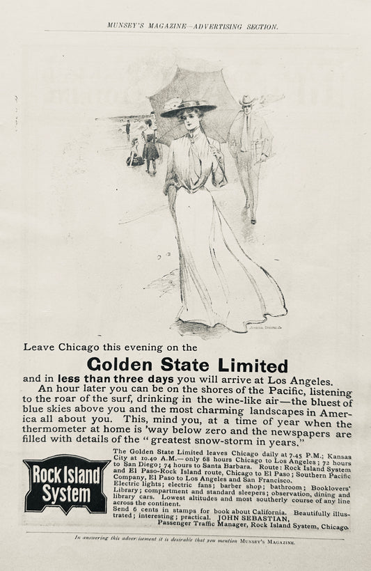 1902 Golden State Ltd Rock Island System - And Men's High Art Clothing Ads