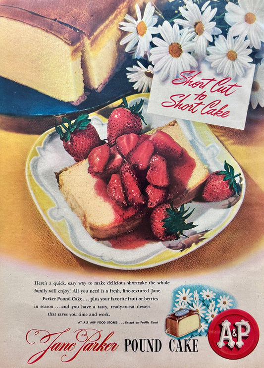 1946 Classic A&P Product Advertising from Pound Cake To Chemicals