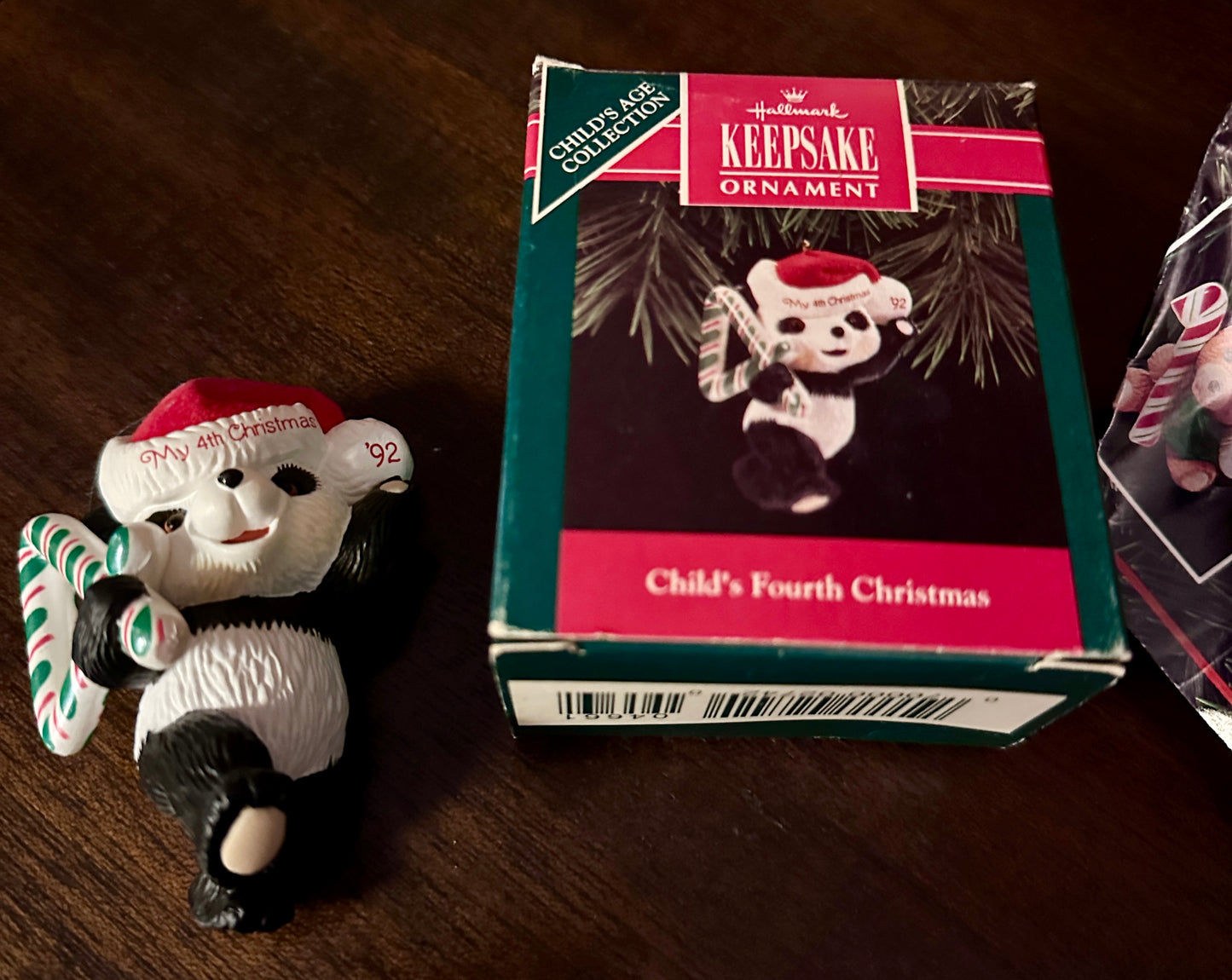1992 Hallmark Keepsake Ornament - Child's Age Collection - 4th Christmas