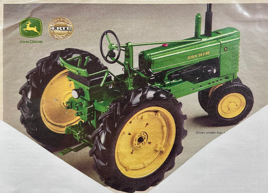 1990's John Deere Ertl Die Cast Model Tractor Advertising Model B & 720 N558