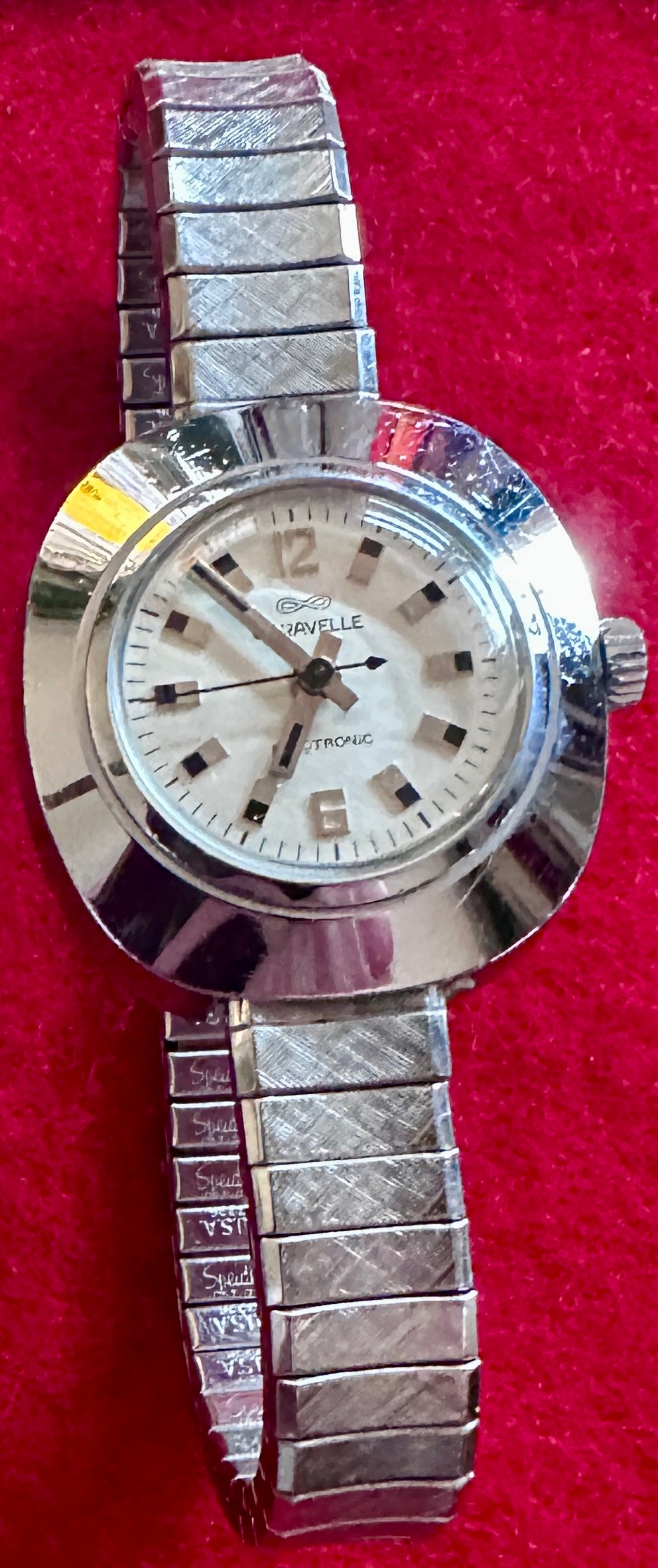 1970's Lot of Ladies' Fashion Analog Watches with Expansion  Or Spring Clamp Bands