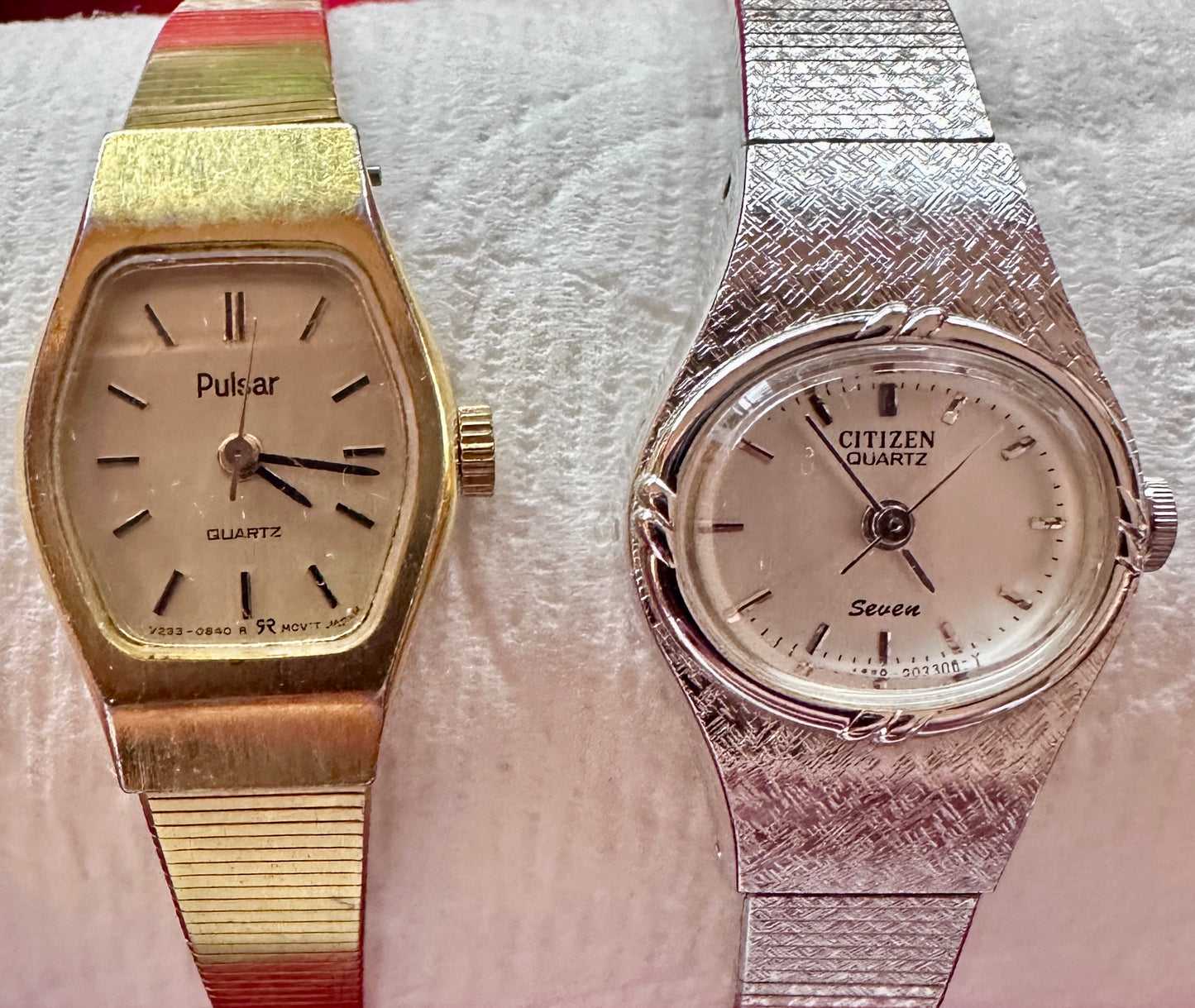 1980's Lot of 5 Ladies Fashion-Formal Analog Wrist Watches - Non-running