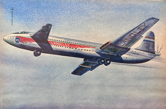 1947 Concept Planes for Commercial Airlines Vintage Pages S25