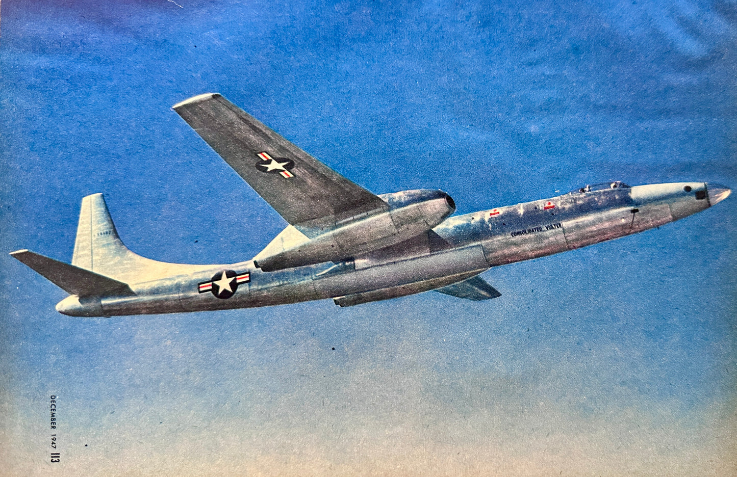 1947 Concept Planes for Commercial Airlines Vintage Pages S25