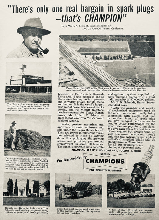1953 There's Only One Real Bargain in Spark Plugs - That's Champion N193