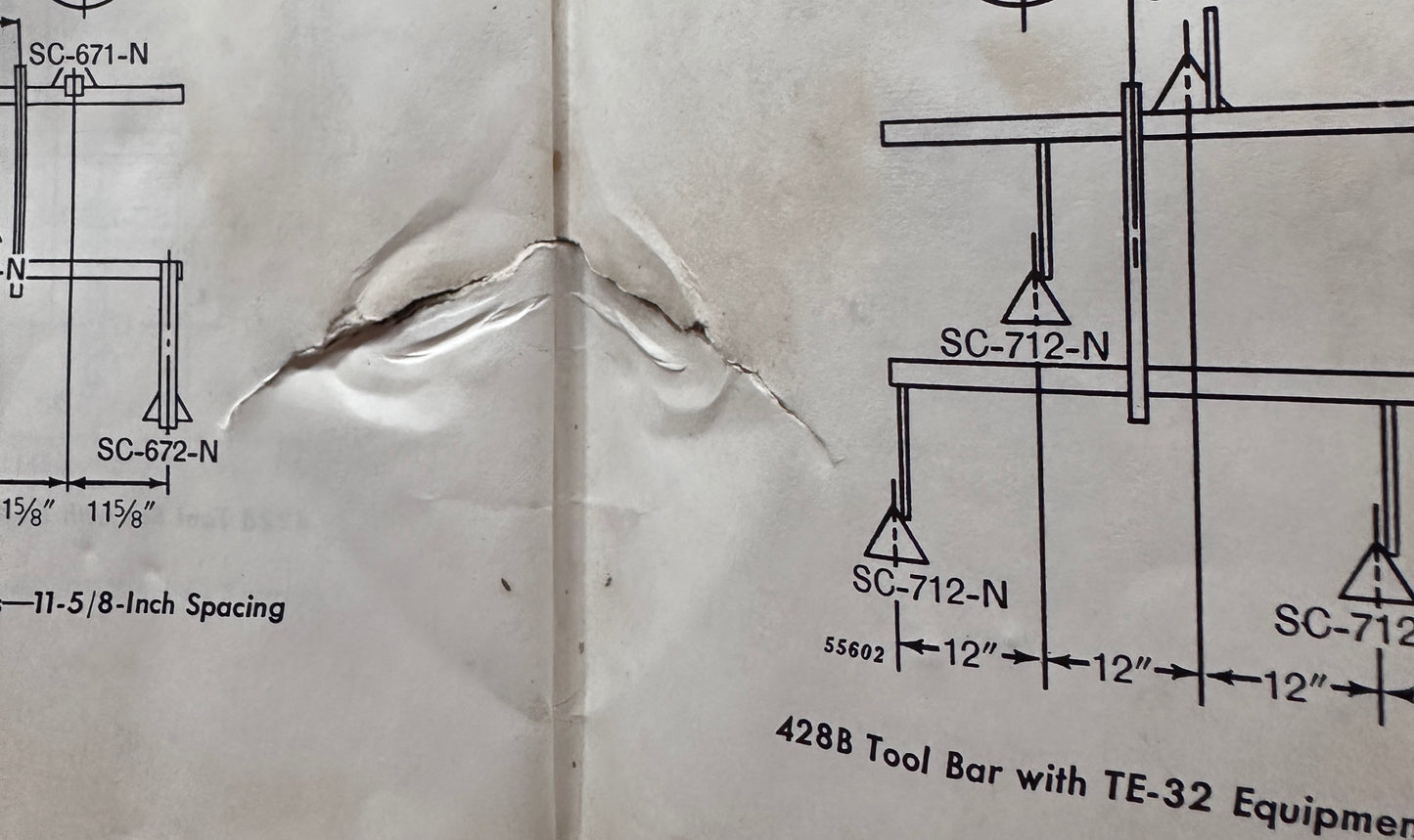 1965 John Deere 400B Series Integral Tool Bar Operator's Manual OM-N97678N N549