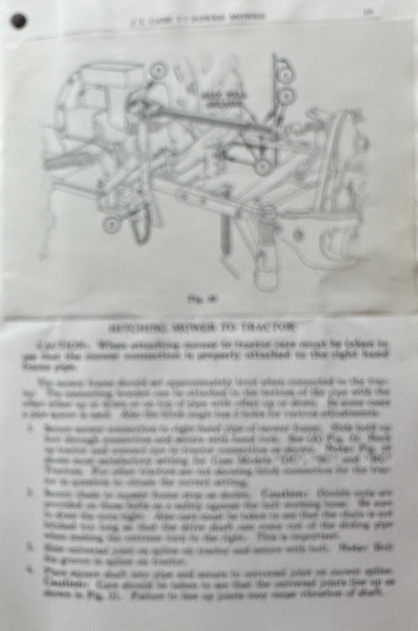 1945 Case Operator's Manual with Parts List  T7 Power Mower N152