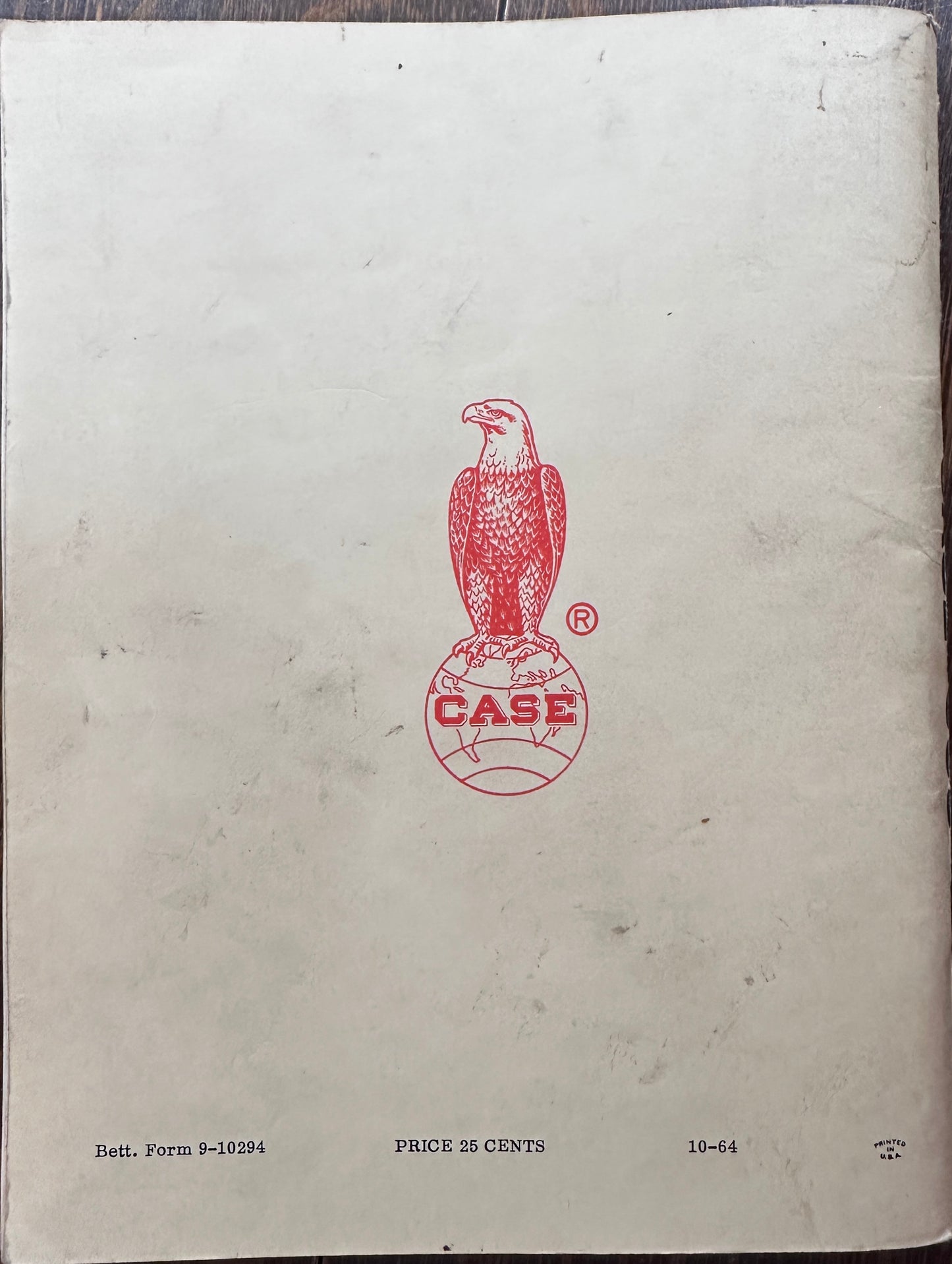 1964 Case Model 600 Self-Propelled Combine Operators Manual 98 Pages
