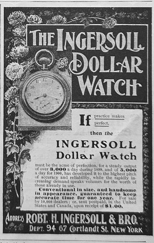 1901 Ingersoll Dollar Watch