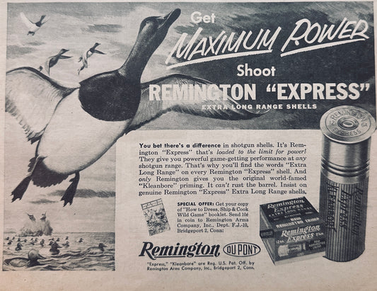 1953 Remington  "Express" Extra Long Range Shells N803