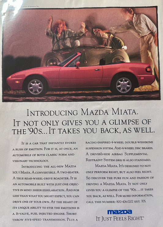 1989 Mazda Miata - Takes you Back & Moves you Forward A200