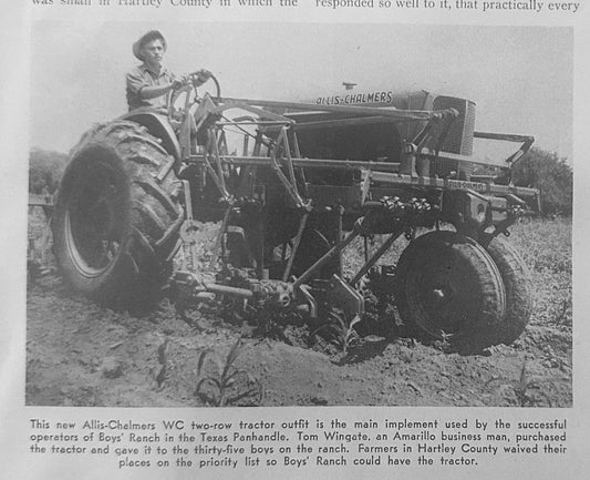 1943 Allis-Chalmers Feature Article Model WC - Amarillo, Texas