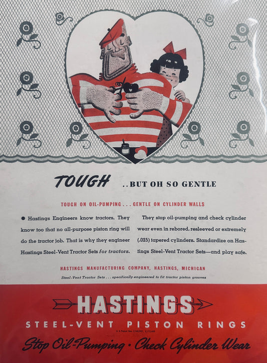 1941 Hastings Tough But Gentle Series Making Valentine's #1344